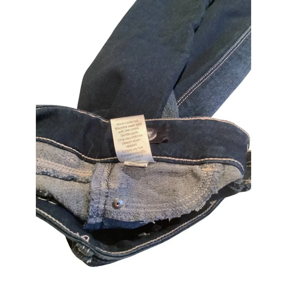 Sonoma Girls 6X Reg Jegging Adjustable Waist Dark Wash Denim Pants‎ Blue